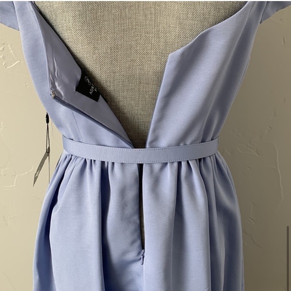 Adrianna Papell Cap Sleeve Belted Party Dress - Picture 9 of 11
